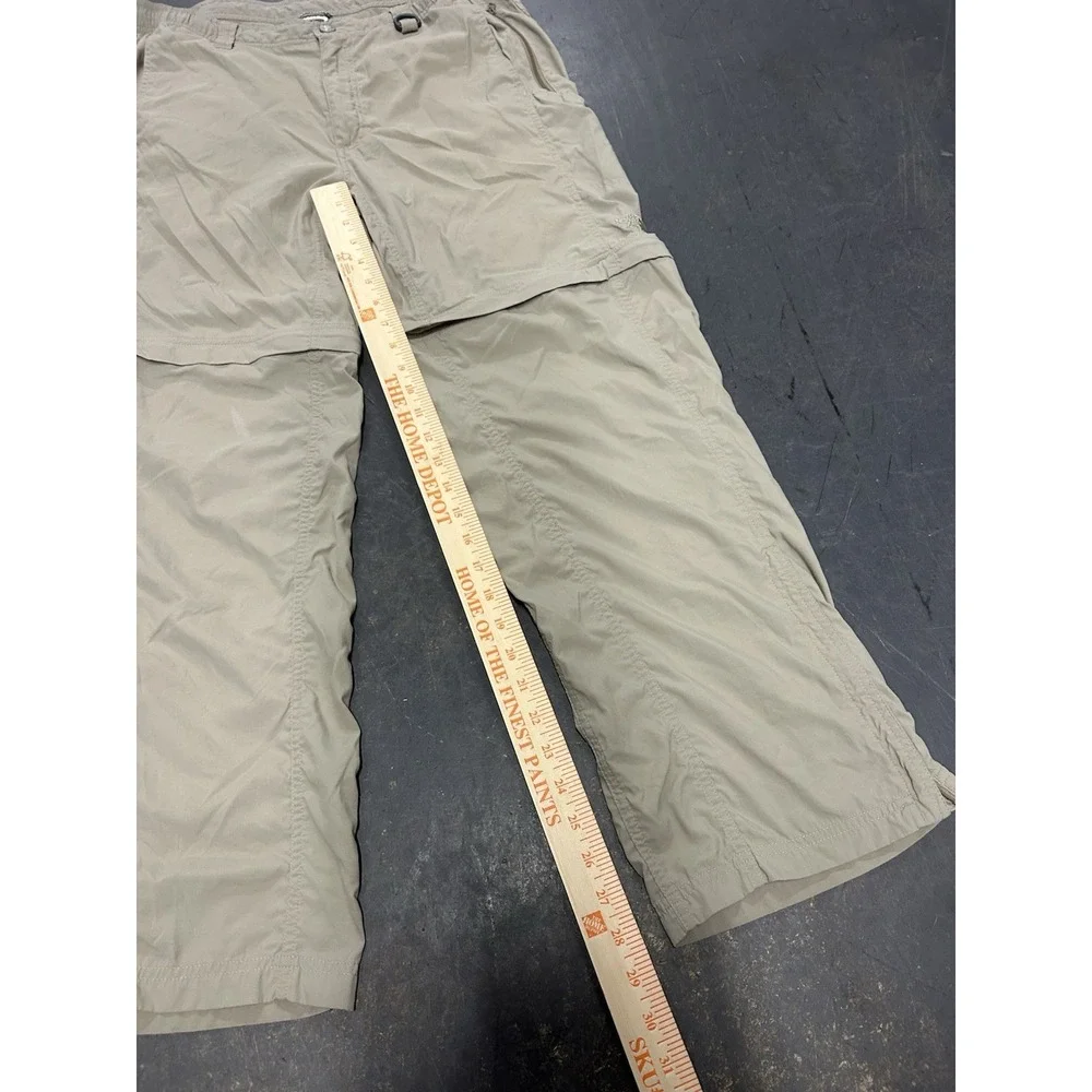 The‎ North Face Mens Convertible Hiking Pants Khaki Size Large Nylon Gorp Core